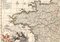 Frankreich-Karte aus dem 17. Jh. mit Seitentafeln 9