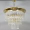 Vintage Chandelier with Bohemian Glass, 1970s 1