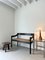 Mid-Century Italian Carimate Bench in Black with Rush Seat by Vico Magistretti for Cassina, 1960s, Image 11