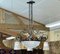 Art Deco Chandelier in Glass and Wrought Iron from Muller Frères Luneville 2