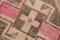 Tappeto Runner marrone scuro e rosa, Turchia, Immagine 6