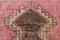 Tappeto Runner marrone scuro e rosa, Turchia, Immagine 7