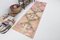 Tappeto Runner marrone scuro e rosa, Turchia, Immagine 4