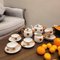 Tea Set in Polychrome Porcelain, Japan, 1960s, Set of 15 2