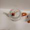 Tea Set in Polychrome Porcelain, Japan, 1960s, Set of 15 11