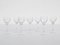 Sculpted Crystal Glasses from Baccarat, France, 1950s, Set of 25 8