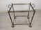 Silver Metal Bar Trolley, 1950s 3