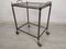 Silver Metal Bar Trolley, 1950s 5