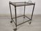 Silver Metal Bar Trolley, 1950s 7