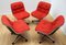 Office Armchairs by Charles Pollock, Set of 4 1
