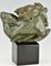 André César Vermare, Art Deco Le Rhone Sculpture of Man, 1920, Bronzo su base in marmo, Immagine 2