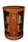 Regency Revolving Drum Bookcase with Floral Motiffs by Robert Adams 3