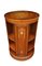 Regency Revolving Drum Bookcase with Floral Motiffs by Robert Adams 2