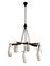 Vintage Italian Ceiling Light with Opal Glass Shades, 1970s, Image 2