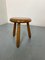Kleiner Modernistischer Mid-Century Beistelltisch aus Eiche von Pierre Chapo, 1950er 2
