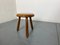 Kleiner Modernistischer Mid-Century Beistelltisch aus Eiche von Pierre Chapo, 1950er 3