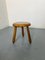 Kleiner Modernistischer Mid-Century Beistelltisch aus Eiche von Pierre Chapo, 1950er 7