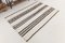 Tappeto Kilim vintage a righe nero avorio, Turchia, Immagine 4