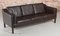 Dänisches Mid-Century 3-Sitzer Ledersofa von Vemb Mobelfabrik, 1970er. 3