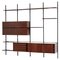 E22 Wooden Bookcase attributed to Osvaldo Borsani for Tecno, Italy, 1960s 1