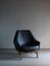 Swedish Leather Oak Easy Chair by Ib Kofod-Larsen, 1960s, Image 1
