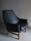 Swedish Leather Oak Easy Chair by Ib Kofod-Larsen, 1960s, Image 3