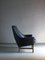 Swedish Leather Oak Easy Chair by Ib Kofod-Larsen, 1960s, Image 4
