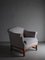 Grauer Boucle Sessel, 1940er 1