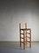 Rustic Rush Seat Bar Stool, France, 1960s, Imagen 3