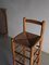 Rustic Rush Seat Bar Stool, France, 1960s, Imagen 6