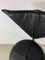 Black Leatherette Metal Chairs from Lubke, 1990s, Set of 6 10