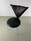 Black Leatherette Metal Chairs from Lubke, 1990s, Set of 6 9