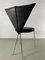 Black Leatherette Metal Chairs from Lubke, 1990s, Set of 6 8