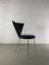 Black Leatherette Metal Chairs from Lubke, 1990s, Set of 6 5