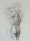 Henri Fehr, Jeune femme nue de dos, Pencil on Paper 1