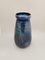 Large Art Deco Vase with Blue Eozin Lustreglaze by Ferenc Csihalek, Hungary, 1910s 7