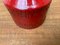 Rote italienische Mid-Century Rimini Keramikvase von Aldo Londi für Bitossi, 1960er 6