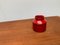 Rote italienische Mid-Century Rimini Keramikvase von Aldo Londi für Bitossi, 1960er 9