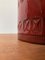 Rote italienische Mid-Century Rimini Keramikvase von Aldo Londi für Bitossi, 1960er 11