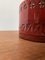 Rote italienische Mid-Century Rimini Keramikvase von Aldo Londi für Bitossi, 1960er 8