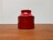 Rote italienische Mid-Century Rimini Keramikvase von Aldo Londi für Bitossi, 1960er 3