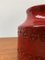 Rote italienische Mid-Century Rimini Keramikvase von Aldo Londi für Bitossi, 1960er 16