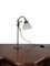 Lampe Vintage Col de Cygne Ajustable en Verre Opaque Bronze, France 4