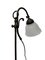 Lampe Vintage Col de Cygne Ajustable en Verre Opaque Bronze, France 2