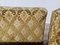 Set of Art Deco Poufs in Upholstered Walnut, 1930s 8