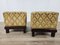 Set of Art Deco Poufs in Upholstered Walnut, 1930s 3