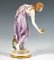 Art Nouveau Young Lady Ball Player Figure attributed to Walter Schott for Meissen, 1940s 2