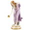 Art Nouveau Young Lady Ball Player Figure attributed to Walter Schott for Meissen, 1940s, Image 1