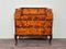 Italian Walnut Veneered Flap Desk, 1930s 1