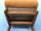 Vintage Stool in Wood and Fabric, 1970s 7